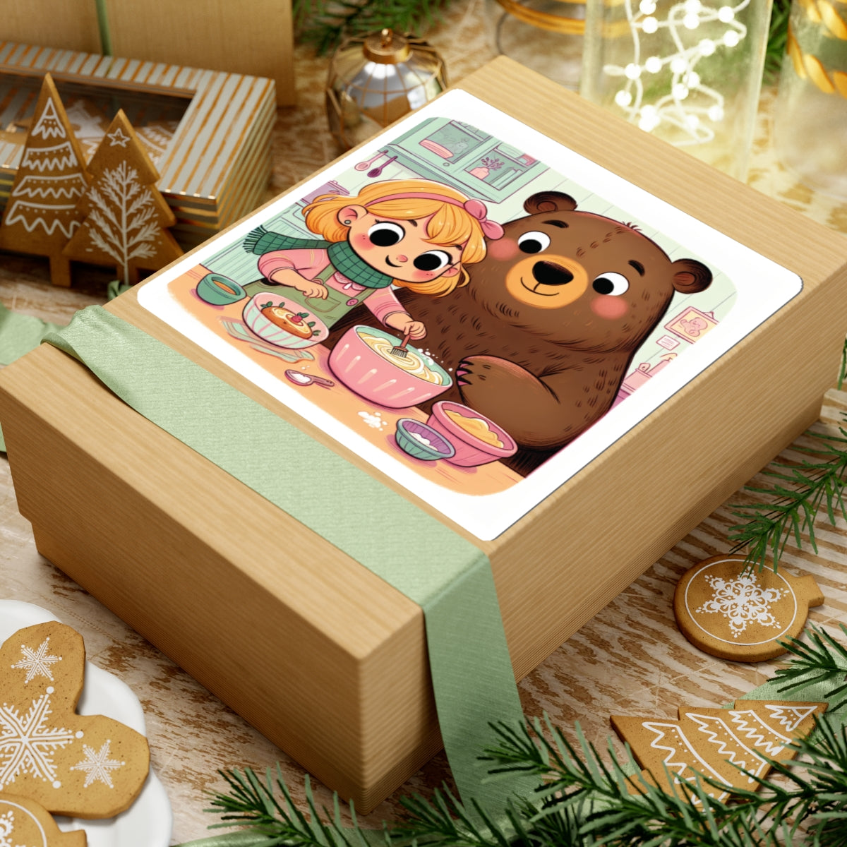 Masha and the Bear -Cut Stickers