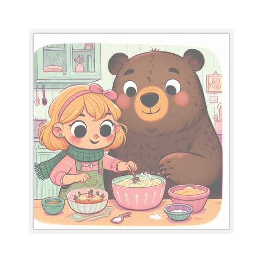 Masha and the Bear -Cut Stickers