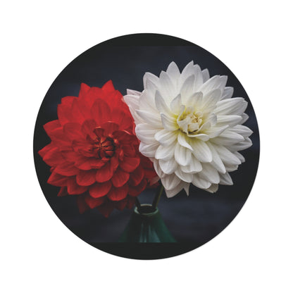 Floral Round Rug