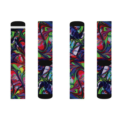 Artist Paint Sublimation Socks