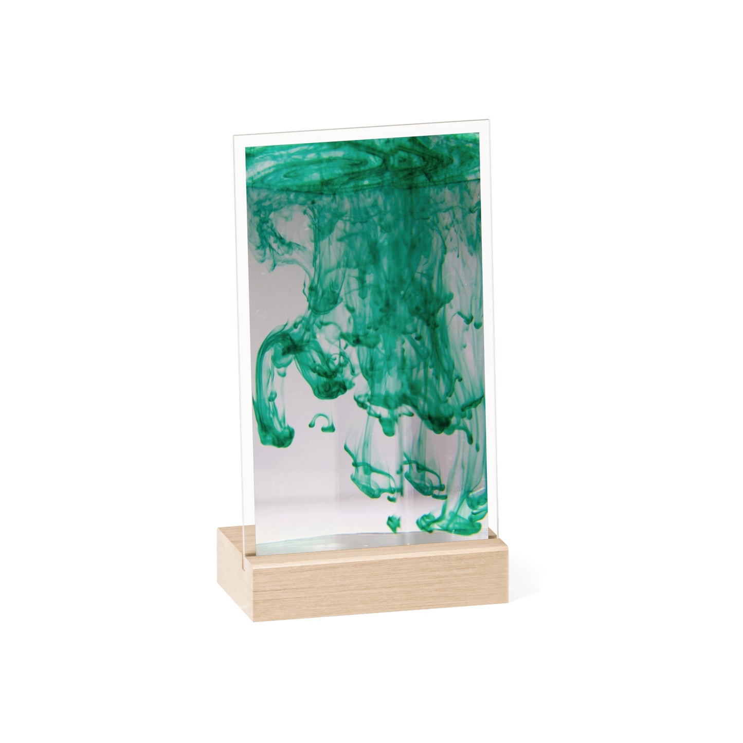 Color Splash Acrylic Sign with Wooden Stand