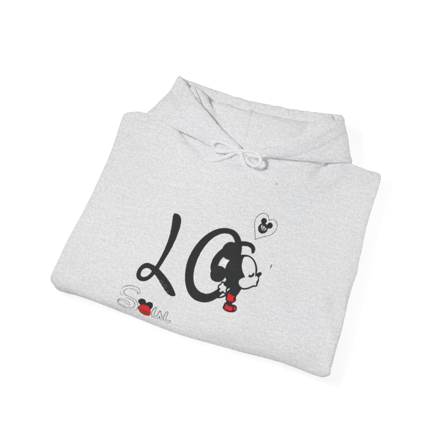 Mickey Mouse Love Couples "LO" Hoodies Set