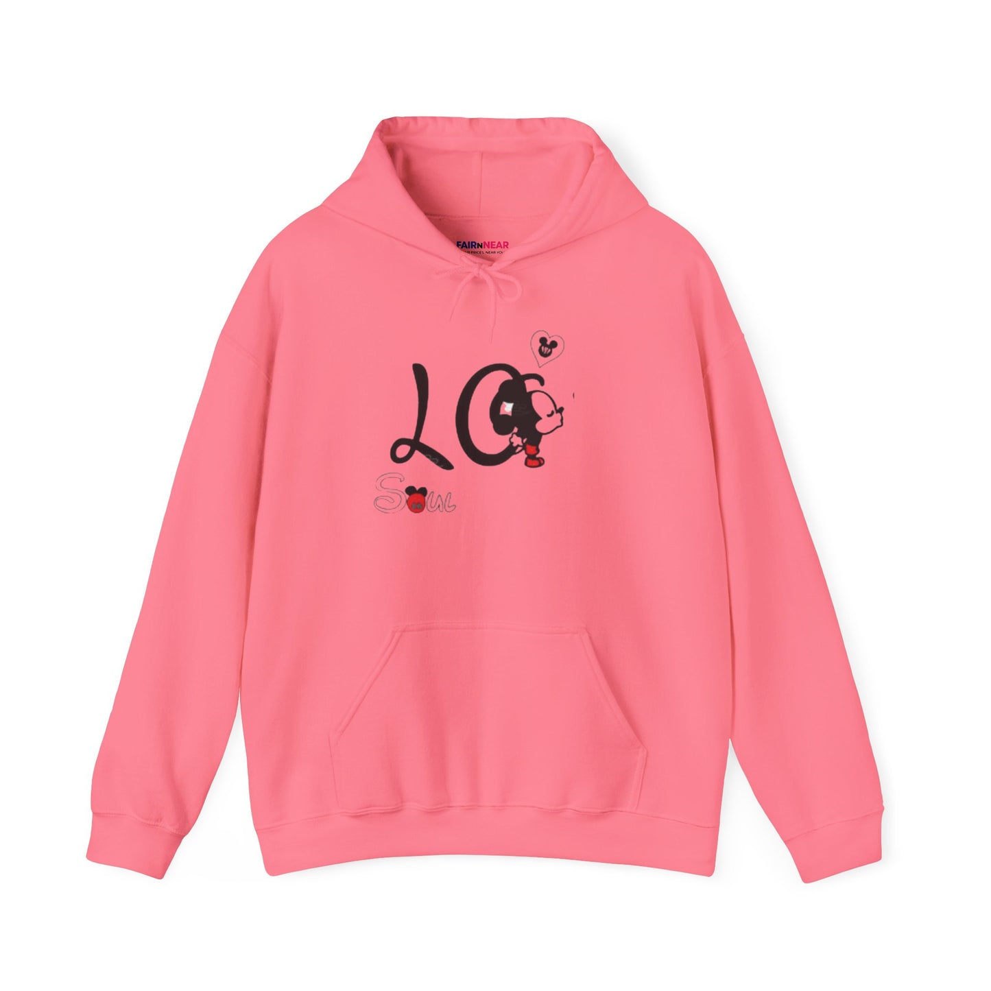 Mickey Mouse Love Couples "LO" Hoodies Set