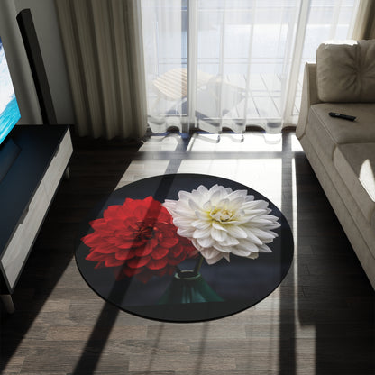 Floral Round Rug