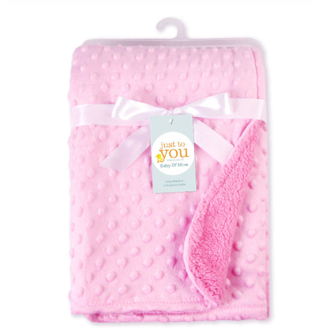 Newborn Baby Swaddle Envelope Blanket with Polar Dot Design