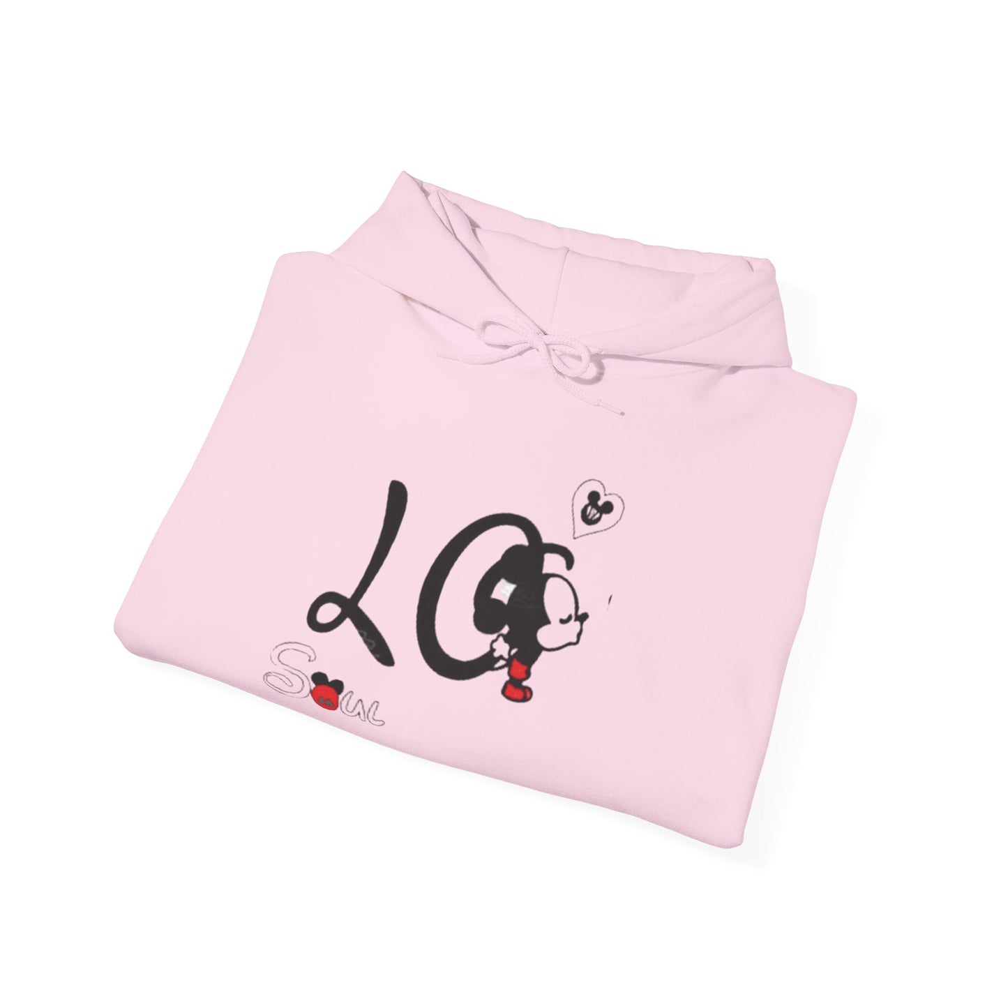 Mickey Mouse Love Couples "LO" Hoodies Set