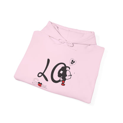 Mickey Mouse Love Couples "LO" Hoodies Set