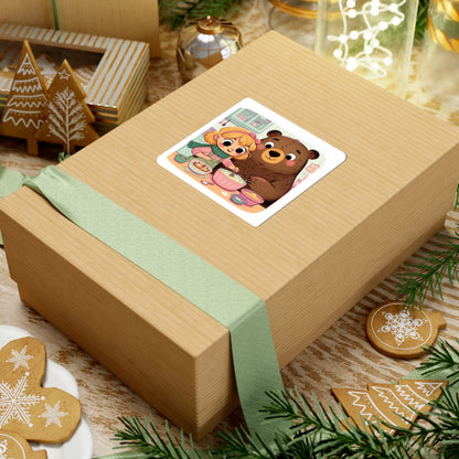 Masha and the Bear -Cut Stickers
