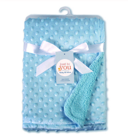 Newborn Baby Swaddle Envelope Blanket with Polar Dot Design