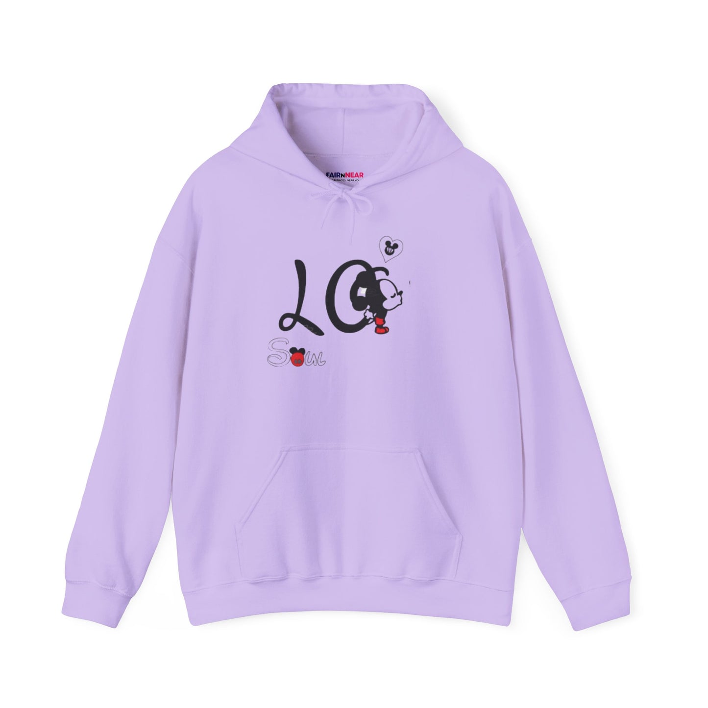 Mickey Mouse Love Couples "LO" Hoodies Set