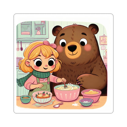 Masha and the Bear -Cut Stickers